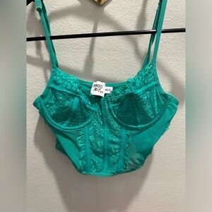 Princess Polly Cropped Lace Corset Top